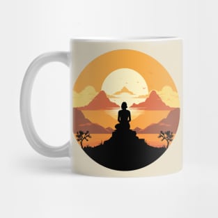 Samadhi, meditation, mindfulness, nature Mug